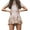 Champagne-L, variant on Sparkling Sequined Dance Performances Dresses Stage Show Outfit for Dancers and Performers Short Sleeved Tight Skirt