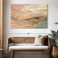 thumbnail image 3 of Elephant Stock Pink Waves Wall Art - Horizontal Canvas Wall Art - Living Room Wall Decor - Abstract Canvas - Pink And Beige Decor By Silvia Vassileva - 51" x 34", 3 of 8