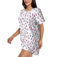 thumbnail image 5 of Sigee Rabbit Eating for Sleepwear Casual Pjs with Pockets Women's Pajamas Sets Shorts 2 Piece Short Sleeve Lounge Sets 4X-Large, 5 of 9