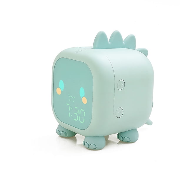 Despertador Reloj digital LED recargable de 1,25 W Recordatorio de temperatura de decoración de repetición ajustable con luz nocturna suave, Verde Advancent EL004767-02B