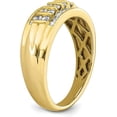 thumbnail image 6 of Solid 10K Yellow Gold Lab Grown Diamond VS/SI GH, Men's Ring - Ring Size 10.0, 6 of 8