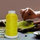 thumbnail image 5 of Hilo de coser para máquina de que en la oscuridad para a mano Amarillo Zulema Hilo de bordar, 5 of 8