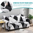 thumbnail image 5 of Sofa Cover Stretch Couch Cover Sofa Slipcovers for 4 Cushion Couch with 1 Free Pillow Case (4 Seater Sofa 220-300cm), 5 of 6