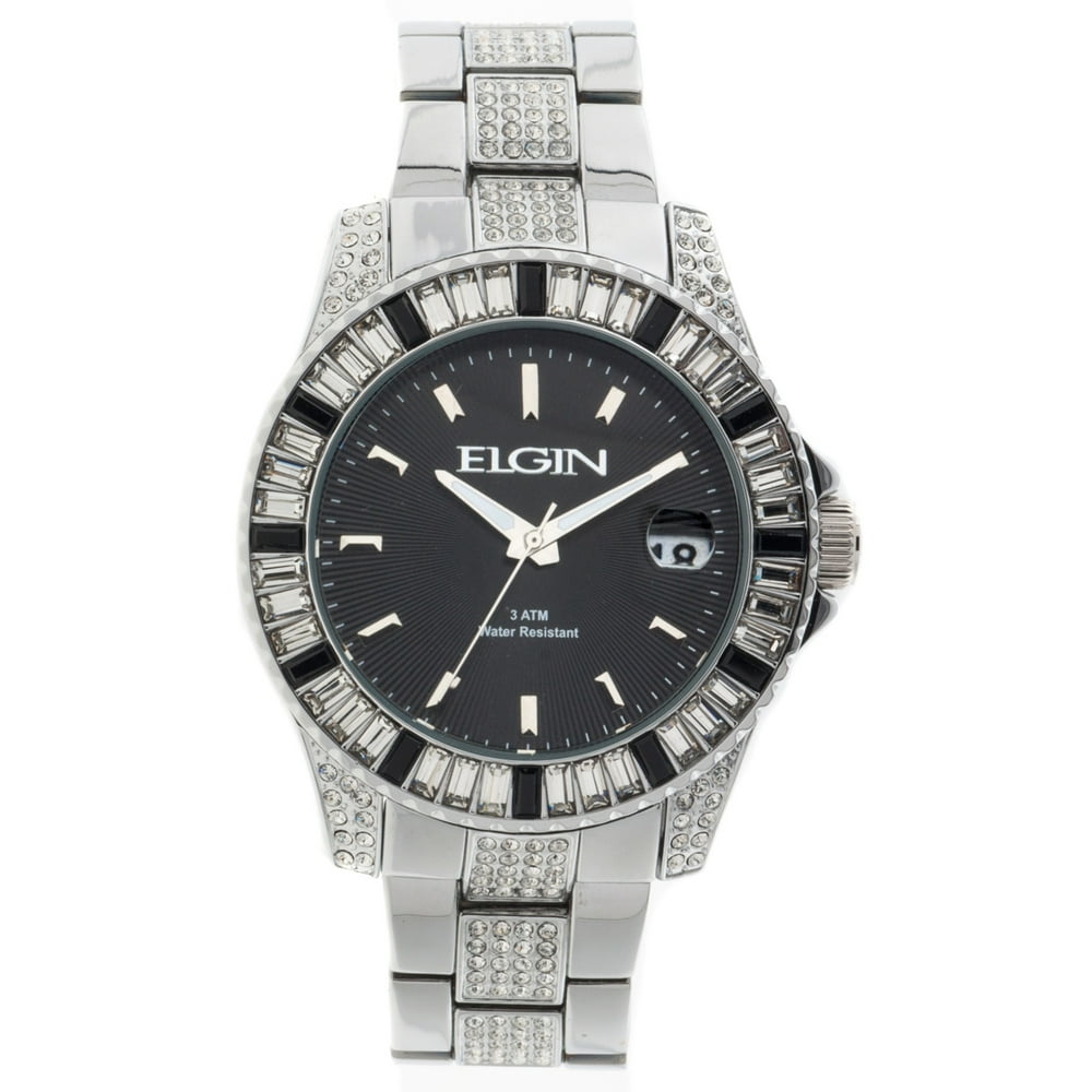 Elgin Elgin Men's Analog Watch, Silver