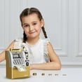 thumbnail image 4 of Bank For Real Digital Electronic Saving Machine Box With Debit Card Bill Feeder Recognition Calculator Password Lock Case Boys, 4 of 7