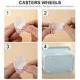 thumbnail image 3 of 4 Pcs Single Bead Universal Wheel Sticky on Casters Storage Bin Wheels Trash Can, 3 of 6
