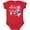 Red, variant on Mermaid in Training Girls Baby Bodysuit
