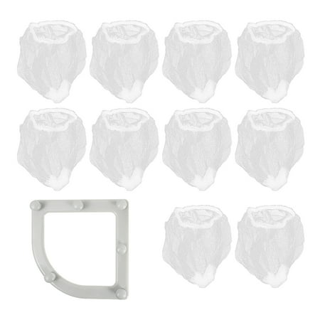 

150pcs Household Kitchen Sink Filter Bag Useful Sink Strainer Mesh Bag with Rack