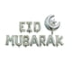 thumbnail image 4 of 16' Happy Eid Mubarak Ramadan Letter Foil Globos Decoración Alfabeto Banners, 4 of 5