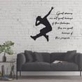 thumbnail image 3 of Their Passion Ballet Ballerina Motivation Quote Wall Sticker Art Decal for Girls Boys Room Bedroom Outdoor Sports Garage House Fun Home Decor Stickers Wall Art Vinyl Decoration Size (20x20 inch), 3 of 3
