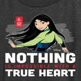 thumbnail image 3 of Disney Mulan - Nothing Is Impossible With A True Heart - Women's Short Sleeve Graphic T-Shirt, 3 of 5