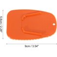 thumbnail image 2 of 2pcs Motorcycle Kickstand Pad Stand Side Stand Extension Pad（Orange）, 2 of 5