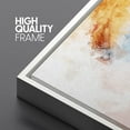 thumbnail image 4 of PixonSign Framed Canvas Print Wall Art Set Cloud Inspired Smeared Brushstrokes Geometric Shapes Illustrations Modern Art Contemporary Colorful Ultra for Living Room, Bedroom, Office - 16"x24"x2 WHITE, 4 of 5