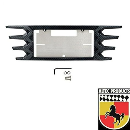 Fix Carbon Fiber (C7 Corvette Stingray Rear License Plate Frame Carbon Fiber Look Made By Altec Fits: All C7 Corvettes 2014 and)