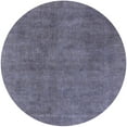 thumbnail image 1 of Ahgly Company Indoor Round Mid-Century Modern Slate Blue Grey Oriental Area Rugs, 7' Round, 1 of 6