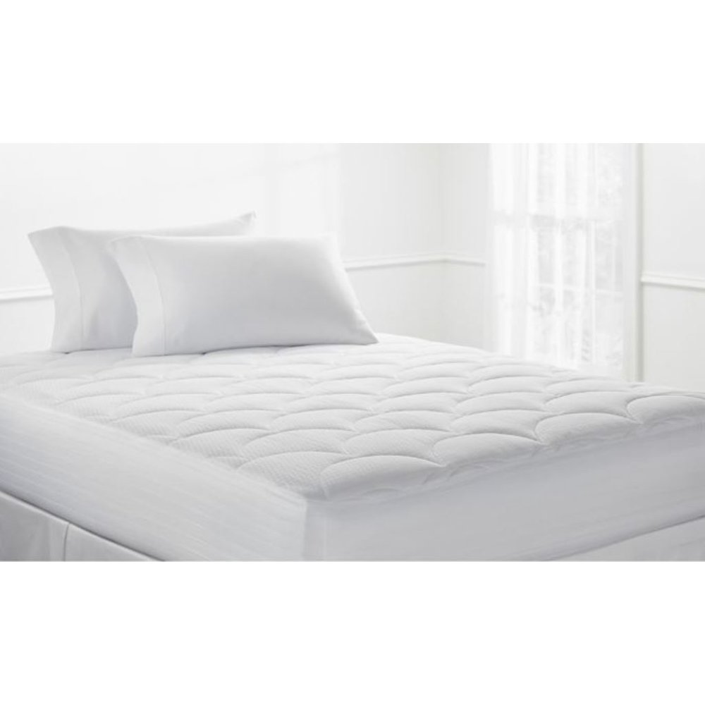 THERAPEDIC 500THREAD COUNT QUEEN MATTRESS PAD IN WHITE
