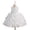 White, variant on Summer Dresses for Girls Layered Lace Solid Print Sleeveless Crew Neck Ruffles Dress for Birthday Pageant Dress for Girls Pink 3 Years-4 Years