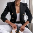 thumbnail image 5 of Ladies Double-Breasted Suit Jacket Slim Slimming Suit Office Daily Outfit, 5 of 5