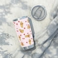 thumbnail image 3 of [NO STRAW] Winnie the Pooh Valentine Tumbler 20oz, Bear Heart Pattern Stainless Steel Travel Cup, Pink Pooh Mug, 3 of 3