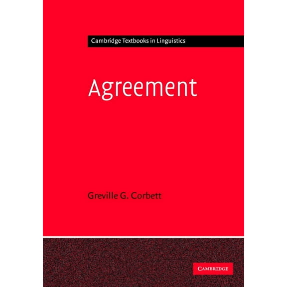 Cambridge Textbooks in Linguistics Agreement, (Paperback)