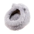 thumbnail image 1 of Plush Cat Bed Cat Bed Semi-Enclosed Dog Bed Removable L, 1 of 5