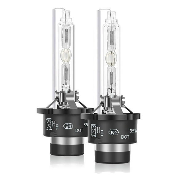 D2S Xenon Bulbs for Acura TL TSX HID Headlights Low Beam 2004-2010 2011 2012 2013 2014, 6000K White