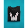 thumbnail image 3 of Adorable Bunny Face Sweatshirt Women -Image by Shutterstock, Female Small, 3 of 4