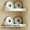 thumbnail image 6 of No-Drill Wall Mounted Kitchen Spice Rack, Cream Color Two-Tier Organizer for Cooking Oils, Vinegar, and Seasonings, Simple Home Storage Shelf for Countertop Decluttering, 6 of 6