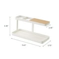 thumbnail image 5 of Yamazaki Home Desk Organizer, White, Steel, No Assembly, 5 of 5