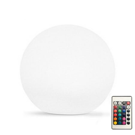 

HI-US LED Garden Ball Light IP65 Waterproof Patio Lawn Lamp with 24-key Remote Control