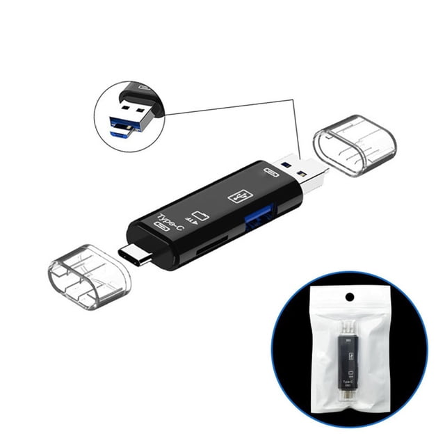 5 en 1 multifunción lector de tarjetas de memoria OTG lector de tarjetas adaptador accesorio