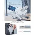 thumbnail image 4 of FITO for MagSafe Wallet Stand, 3 Card Holder, RFID Blocking, Magnetic Phone Wallet for iPhone 17e/17/16/15/14/13/12 (Not for 13/12 Mini) Sky Blue, 4 of 6