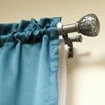 thumbnail image 4 of Lumino 1" and 5/8" Pewter Ember Knob Adjustable Double Curtain Rod Set, 42"-120", 4 of 5