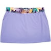 Reel Legends Petite Solid Print Stretch Woven Skort Medium Petite Purple