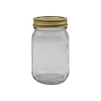Anchor Hocking 6061685 1 Pint Regular Mouth Canning Jar - Pack of 12