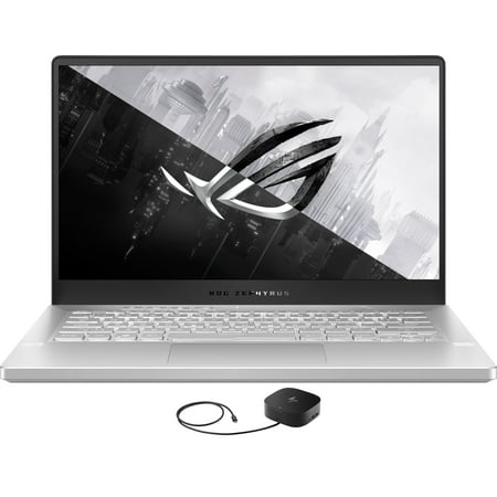 ASUS ROG Zephyrus G14 GA401Q Gaming/Entertainment Laptop (AMD Ryzen 7 5800HS 8-Core, 14.0in 144Hz Full HD (1920x1080), GeForce RTX 3060, Win 11 Home) with G2 Universal Dock