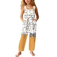 thumbnail image 2 of Letdown Boys Girls Bib Overalls Pants Loose Romper Adjustable Straps Ice-Cream Clothes Jumpsuit with Pockets Kids Summer Outfit 5-14 Years, 2 of 4