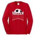 thumbnail image 2 of Wild Bobby, Soccer Dad Better Than a Regular Dad Father's Day Mens Long Sleeve Shirt, Red, Small, 2 of 6