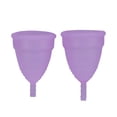 thumbnail image 2 of Copa menstrual, 2 piezas/juego de silicona reutilizable para mujer, copa menstrual de silicona, copa femenina, tecnología de vanguardia, 2 of 3