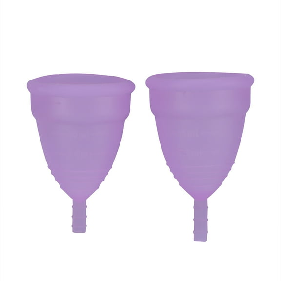 Feminine Cup,3Colors 2pcs Set Reusable Anti leakage Lady Women Menstrual Cup Feminine Hygiene Care Product, Reusable Menstrual Cup