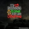 thumbnail image 4 of Glowneon It's Beginning To Smell A Lot Like Christmas Neon Sign, Christmas Quotes Led Sign, 4 of 5