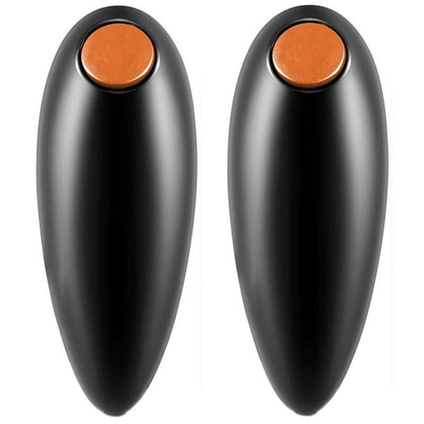 2X Abrelatas Eléctrico, Herramienta de Cocina de Una Sola Pulsación con la Seguridad de Las Tapas de Borde Liso para de Casa, Personas Mayores, Artritis