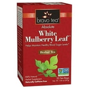 Bravo Tea 689525 White Mulberry Leaf Tea - 20 Bag