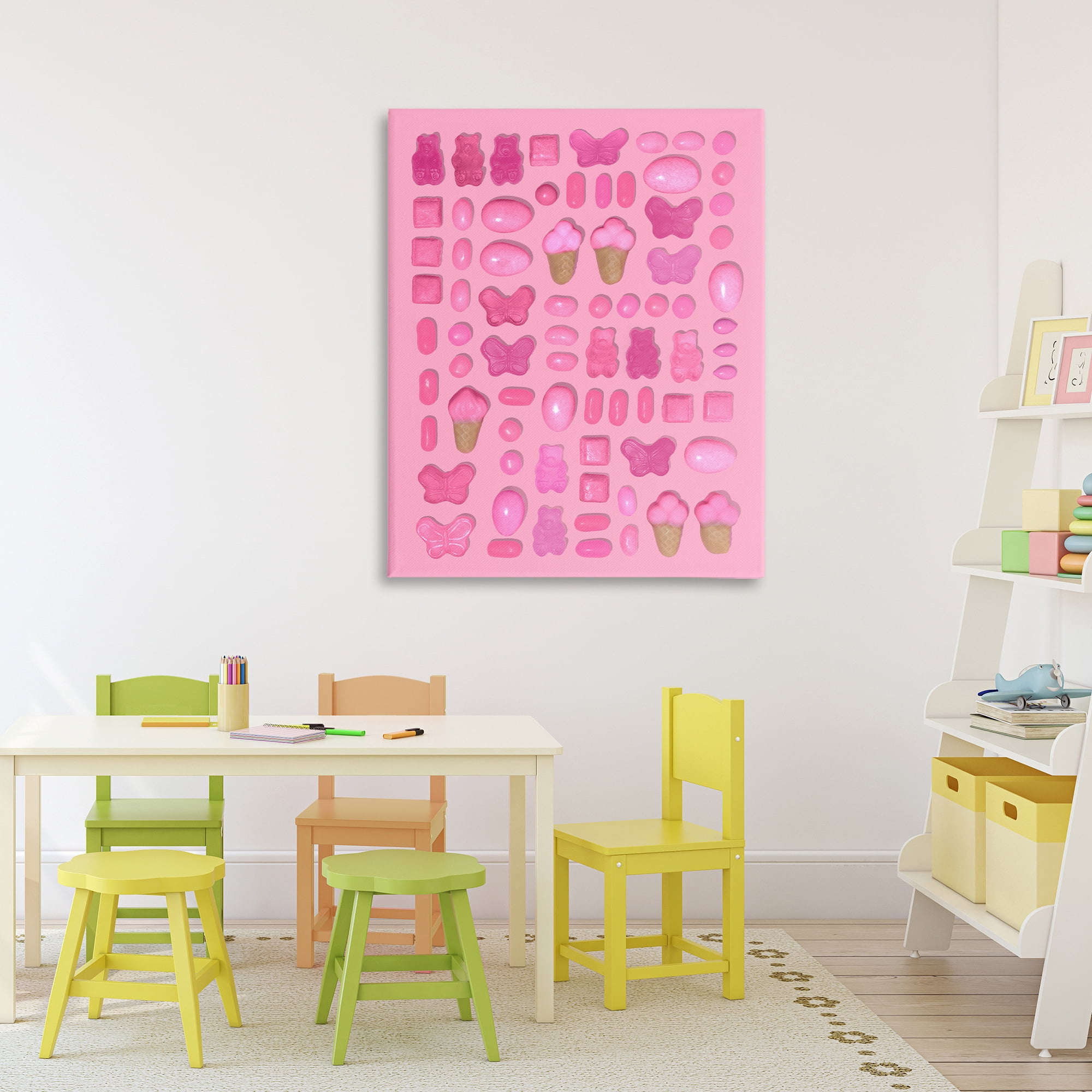 Stupell Industries Pink Toned Candies Canvas Wall Art, design by LISH Creative