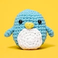 thumbnail image 2 of Kit de crochet Woobles para principiantes: Kit fácil de tejer y tejer con animales, como se vio en Shark Tank - Pierre The Penguin, 2 of 5