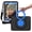 Black, variant on Rotating Case for iPad 7th/8th/9th Generation 10.2 Inch, Shockproof Rugged Cover with Stand & Screen Protector & Shoulder Strap