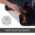 thumbnail image 3 of Halloween Non Slip Door Mat, Halloween Vintage Black Cat Witch Halloween Decor Absorbent Bath Tub Mats, Bathroom Rugs Welcome Mat, Bath Mat for Halloween Decor Home, Kitchen 16x24in, 3 of 6