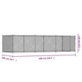 thumbnail image 2 of vidaXL Dog Cage Grey Galvanized Steel Large Durable Dog Cage, 2 of 6