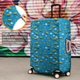 thumbnail image 4 of Cartoon Construction Vehicles Warning Signs Luggage Cover Fashion Suitcase Cover Baggage Covers Fit 25-28 Inch Luggage (Go Travel), 4 of 5