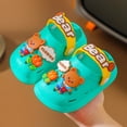 thumbnail image 2 of Dakaela 6M-6Y Toddler Garden Clogs Boys Girls Slip on Water Shoes Summer Lightweight Outdoor Baby Cute Slides Sandals for Beach Pool Mint Green, 2 of 5